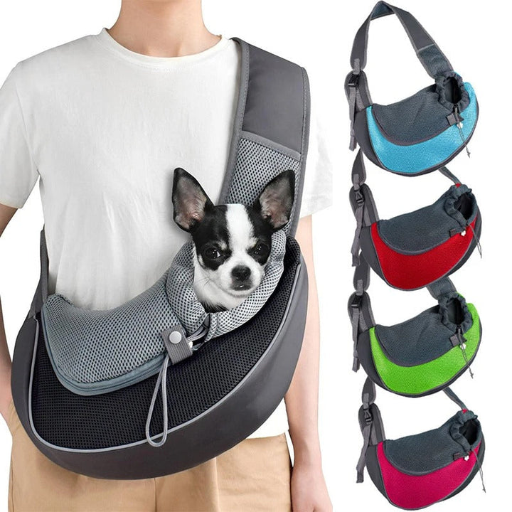 Verstellbarer Hunderucksack/Katzenrucksack, mit weichem Innenpolster für maximalen Komfort unterwegs.