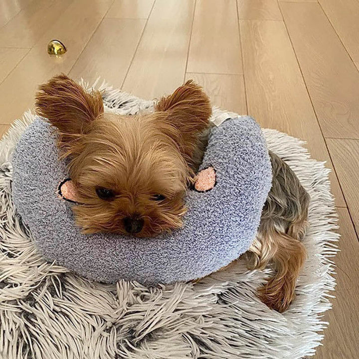 Gemütliches CalmNest Hundekissen als Anti-Stress Ruheplatz. Bietet Tierkomfort für entspannte Hunde & Welpen.
