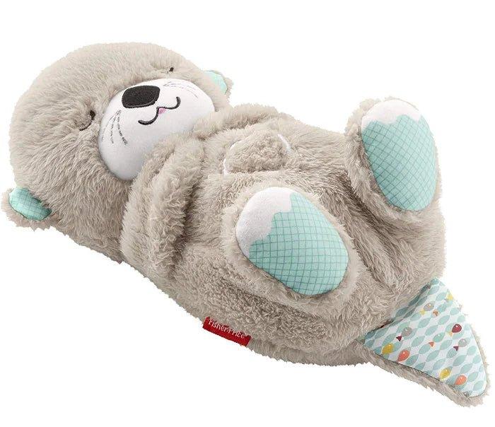 Interaktiver Baby Otter Plüsch: Einschlafhilfe mit Musik, Licht und Vibration für eine beruhigende Wirkung.