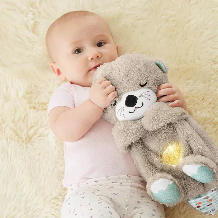 Ideales Babygeschenk: Plüschtier als Schlafhilfe mit Atemfunktion & Musik für ruhigen Babyschlaf.