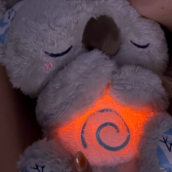 Niedlicher Koala als Atemspielzeug mit beruhigenden Bewegungen & Lichtern. Effektive Schlafhilfe für jedes Alter.