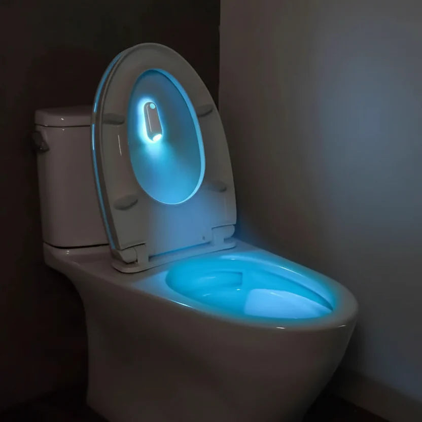 Bewegungsmelder WC-Licht mit 7 RGB-Farben für Komfort & Stimmungslicht im Bad.