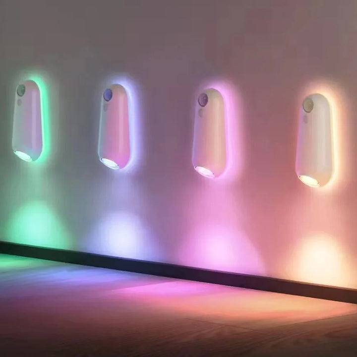 Smartes Toilettenlicht mit Bewegungsmelder, energiesparendes LED-Nachtlicht für sichere WC-Besuche im Dunkeln.