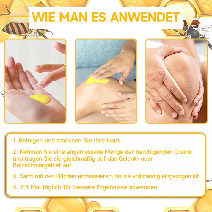 Bienen-Vital-Creme für Gelenk- & Muskelschmerzen: Schmerzlinderung, Beweglichkeit, natürliche Pflege.