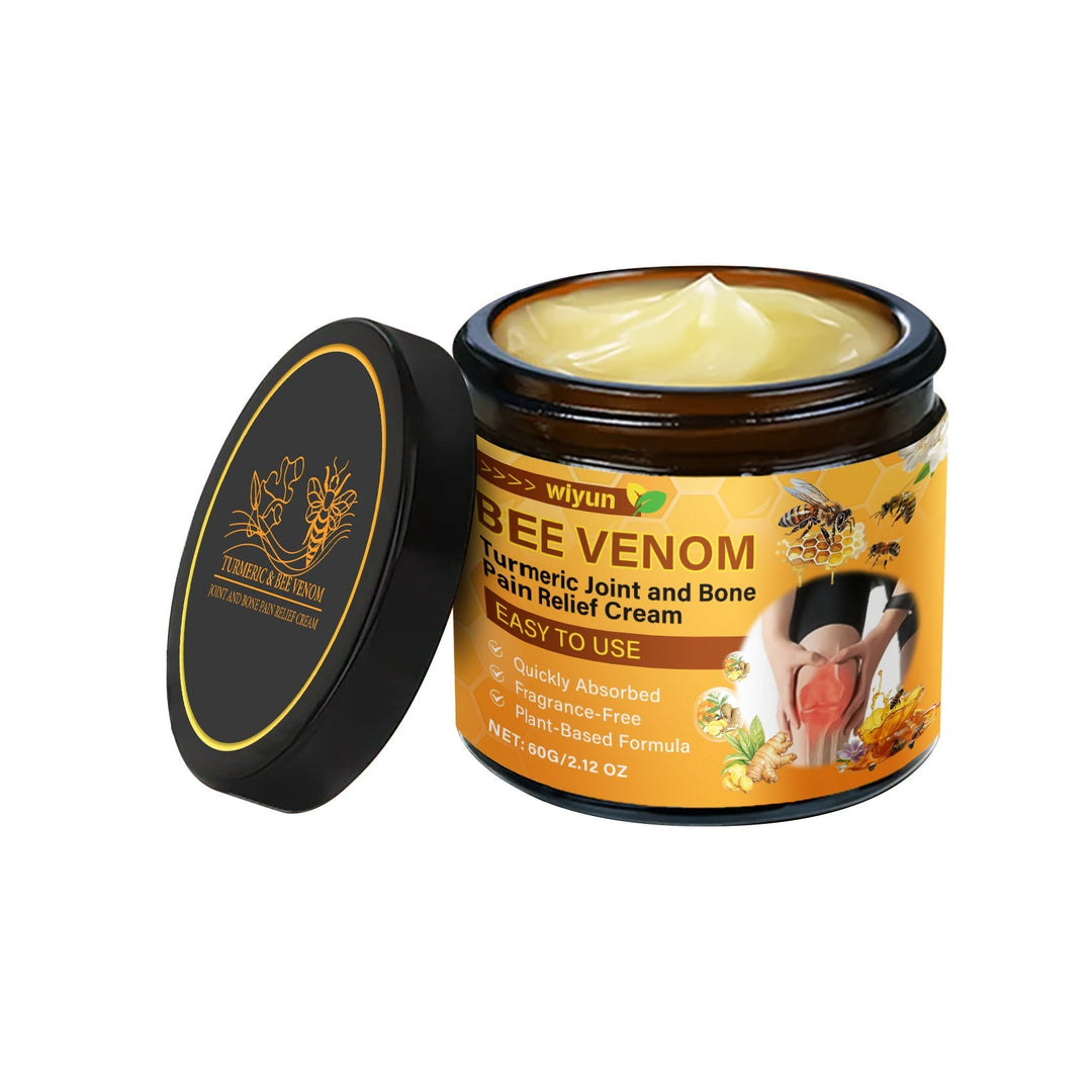 Bienengift-Kurkuma-Creme zur natürlichen Linderung von Gelenk- & Muskelschmerzen.