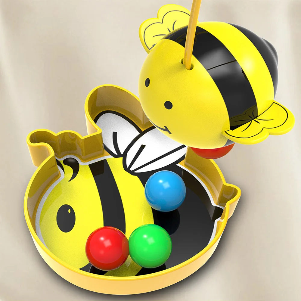 Bienenchaos: Farbenfrohes Geschicklichkeits-Brettspiel mit süßen Bienen, ideal für lustige Familienabende & bildschirmfreie Zeit.