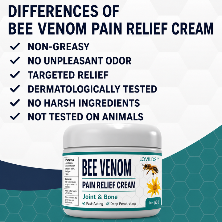 Bienengift Gelenkpflege: Tube der wärmenden Pflegecreme. Unterstützt Beweglichkeit, Schmerzlinderung & Gelenkwohlbefinden.