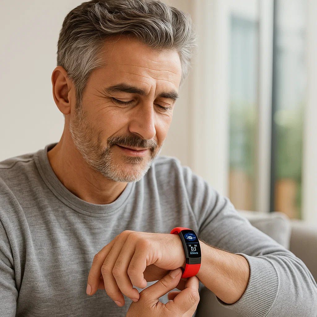 BIOWATCH Fitnessuhr mit präzisem EKG, Blutdruckmessung und Aktivitätstracker für tägliche Fitness.