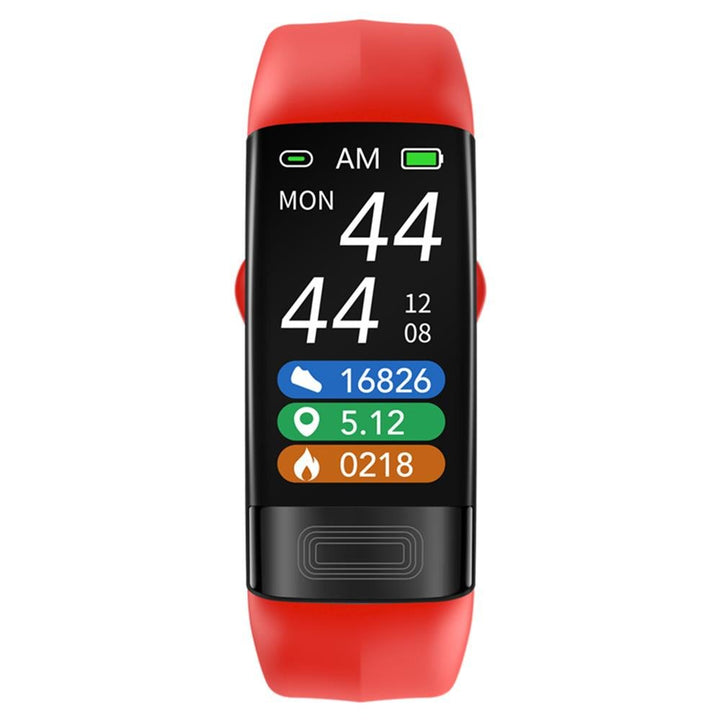 Wasserdichte BIOWATCH Smartwatch Unisex, zeigt Benachrichtigungen, EKG und Blutdruckwerte an.