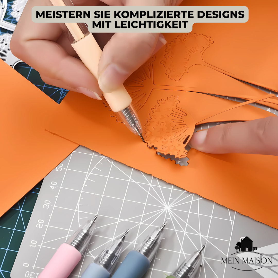 Ergonomischer BladePen Schneidestift für komfortables & sicheres Schneiden bei Handarbeit & Kreativprojekten.