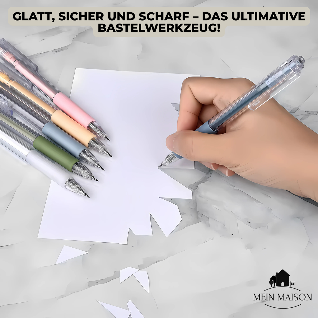 Vielseitiger BladePen Schneidestift für präzises Basteln, ideal für Papier, Karton, Vinyl & DIY Projekte.