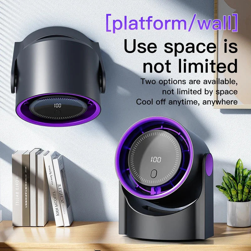Energieeffizienter USB-Lüfter, blattlos & sicher, liefert flüsterleise Kühlung für jeden Raum.