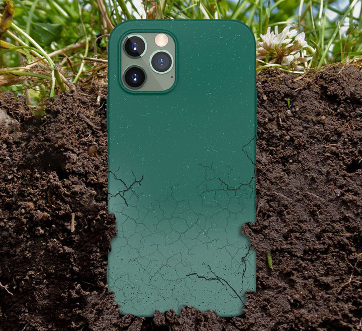 Nachhaltige, blaue iPhone Schutzhülle. Biologisch abbaubar, stoßfest & kratzfest für Ihr Smartphone.