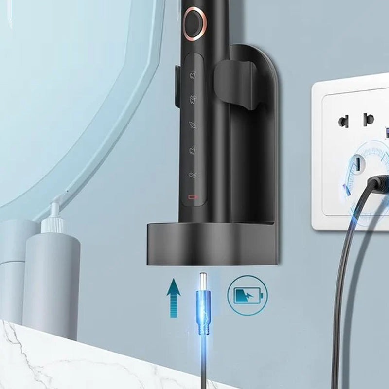 Leistungsstarke elektrische Schallzahnbürste mit 5 Modi für weiße Zähne & gesunde Mundhygiene.