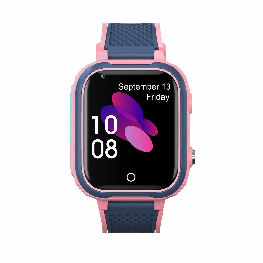 Kinder Smartwatch mit GPS-Ortung & SOS-Taste für Eltern. Bietet Sicherheit und Verbindung für aktive Kinder im Freien.
