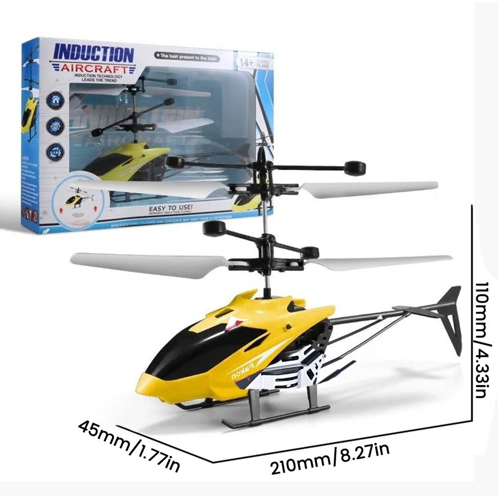 Fernbedienung für den Kinder RC-Helikopter. Einfache Steuerung für Anfänger, garantiert Flugspaß mit diesem Spielzeug.