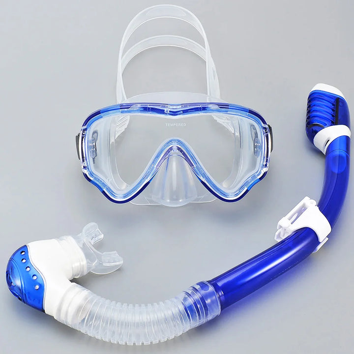 Kinder-Tauchset, anti-beschlag & auslaufsicher, für ungetrübten Schwimm- & Schnorchelspaß im Sommer.