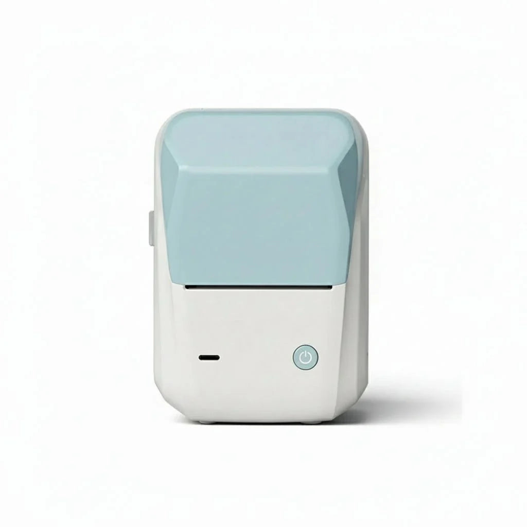 Effiziente Organisation mit BLUETAG: Kabelloser Bluetooth Etikettendrucker für schnelles, tintenloses Etikettieren überall.