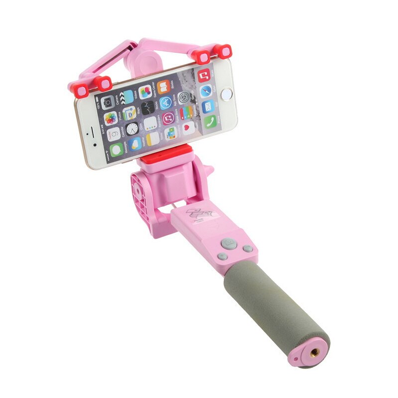 Kompakter Bluetooth Selfie Stick mit 360° Schwenkfunktion für einfache und dynamische Handy-Bilder.