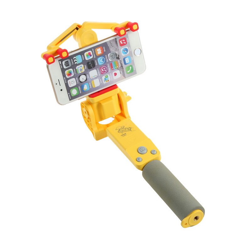 Vielseitiger Bluetooth Selfie Stick, erweiterbar und 360° drehbar, für Reise und Vlog-Erstellung.