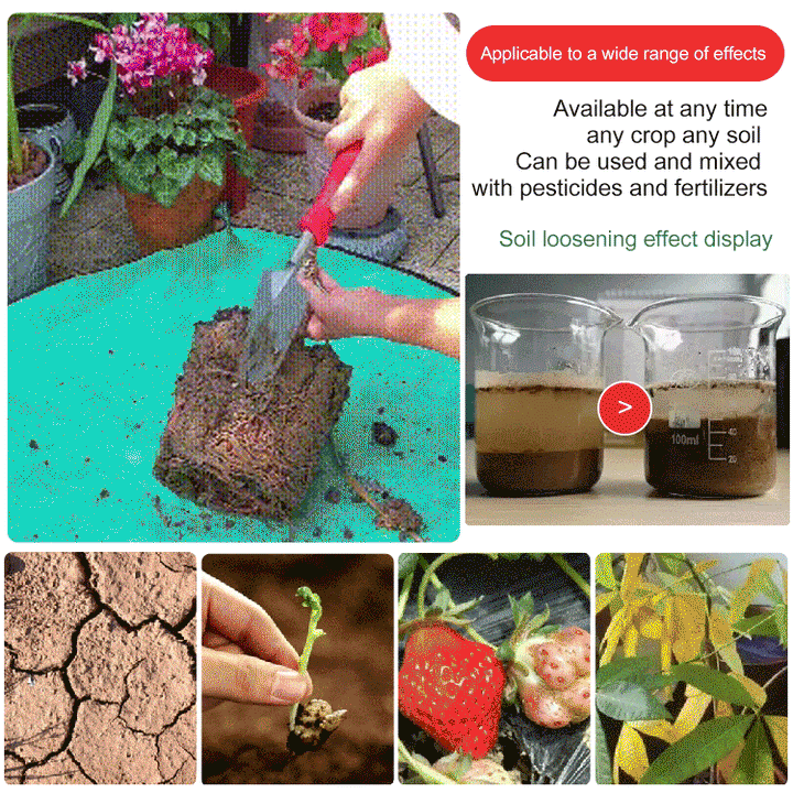 Bodenaktivator für kräftige Pflanzen, gesundes Wachstum und vitalen Gartenboden.