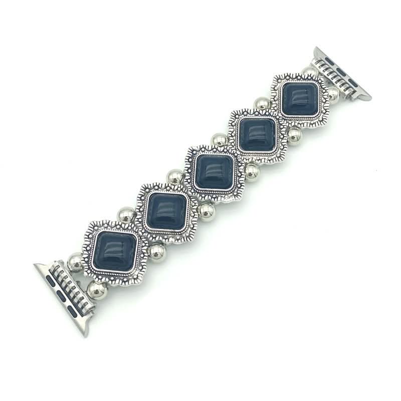 Vielseitiges Boho-Smartwatch-Armband. Edles Türkis-Design für den Alltag und besondere Anlässe. Damenschmuck.
