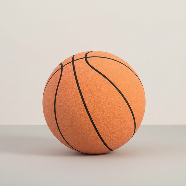 Brehn geräuschloser Trainingsbasketball aus Schaumstoff für Indoor-Übungen und Ballhandling. Perfekt für Jugendtraining.