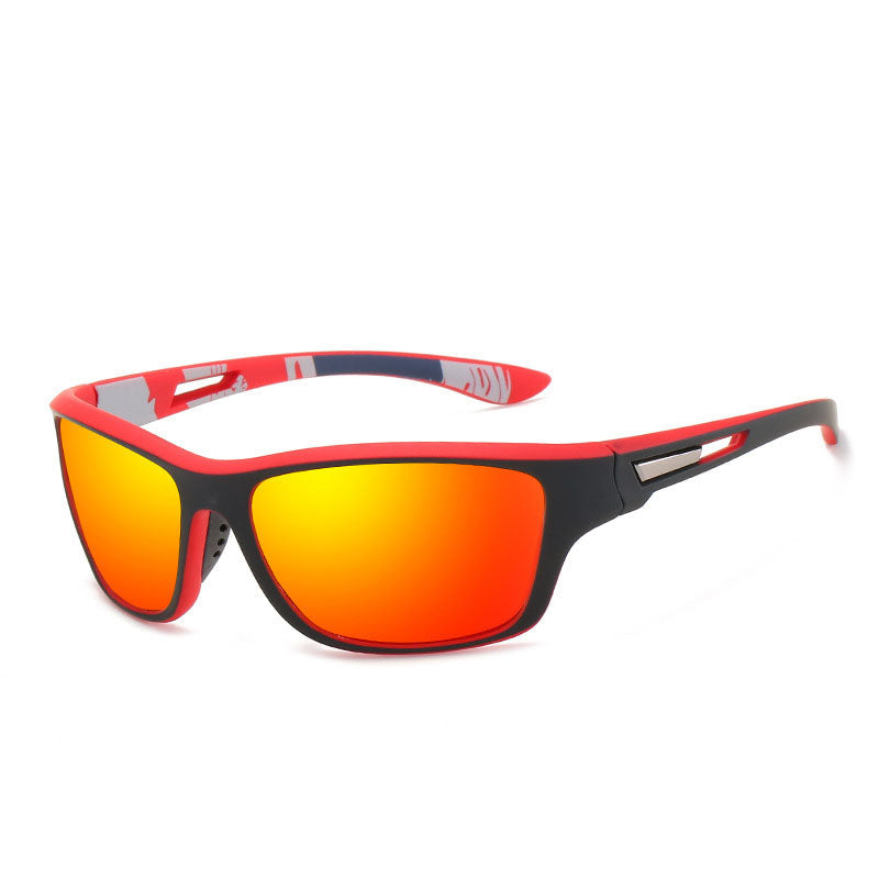 Brehn Sportsonnenbrille mit UV400-Schutz & polarisierten Gläsern. Perfekt für Outdoor-Aktivitäten, Tag und Nacht.