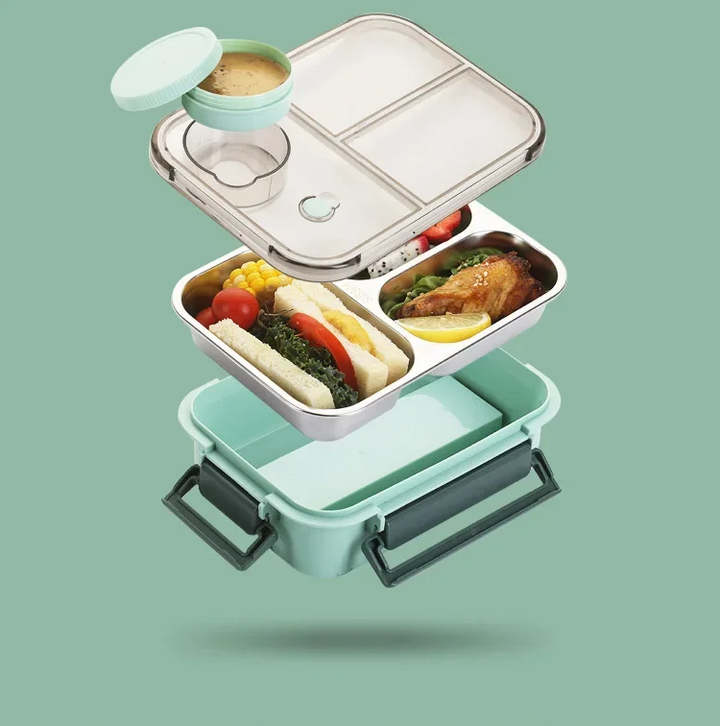 Hochwertiger Brehn Lebensmittelbehälter, hält Mahlzeiten stundenlang warm, ideal für Picknick.