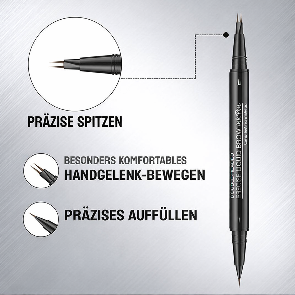 Farbmuster des BROWFIX Augenbrauenstifts. Natürliche Farbe, wasserfest & wischfest für langanhaltendes Make-up.