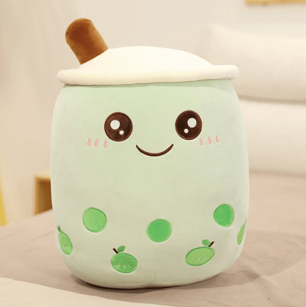 Flauschiges Bubble Tea Kuscheltier, der ideale Begleiter für Kinder & Erwachsene, sehr weich.