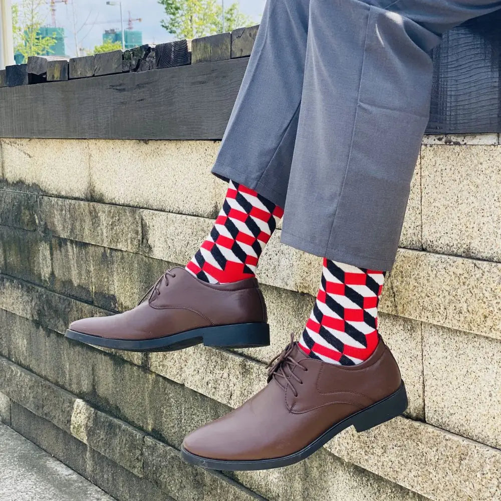Herren Freizeitsocken & Businesssocken im farbenfrohen 5er-Pack, Gr. 40-46. Perfekte Herbst Winter Socken.