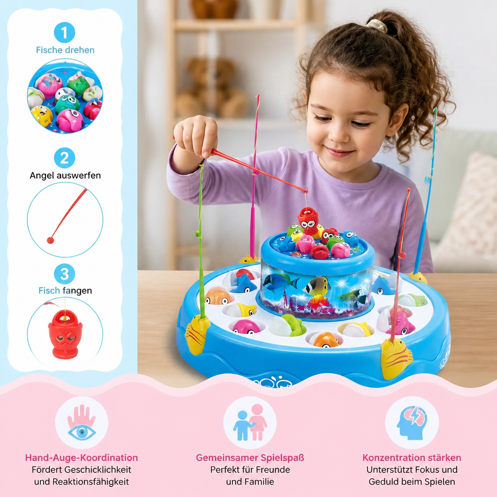 Pädagogisches Frosch Tauchspielzeug: Fördert spielerisch Hand-Augen-Koordination & Greifmotorik bei Kindern im Wasser.