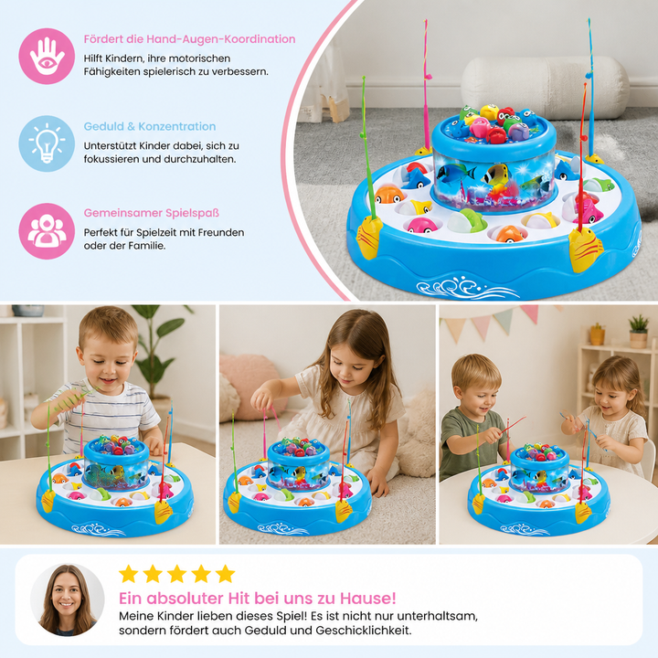 Set aus bunten Frosch Tauchfiguren für Kinder; das Pool Spielzeug fördert Motorik, Koordination und Badespaß.