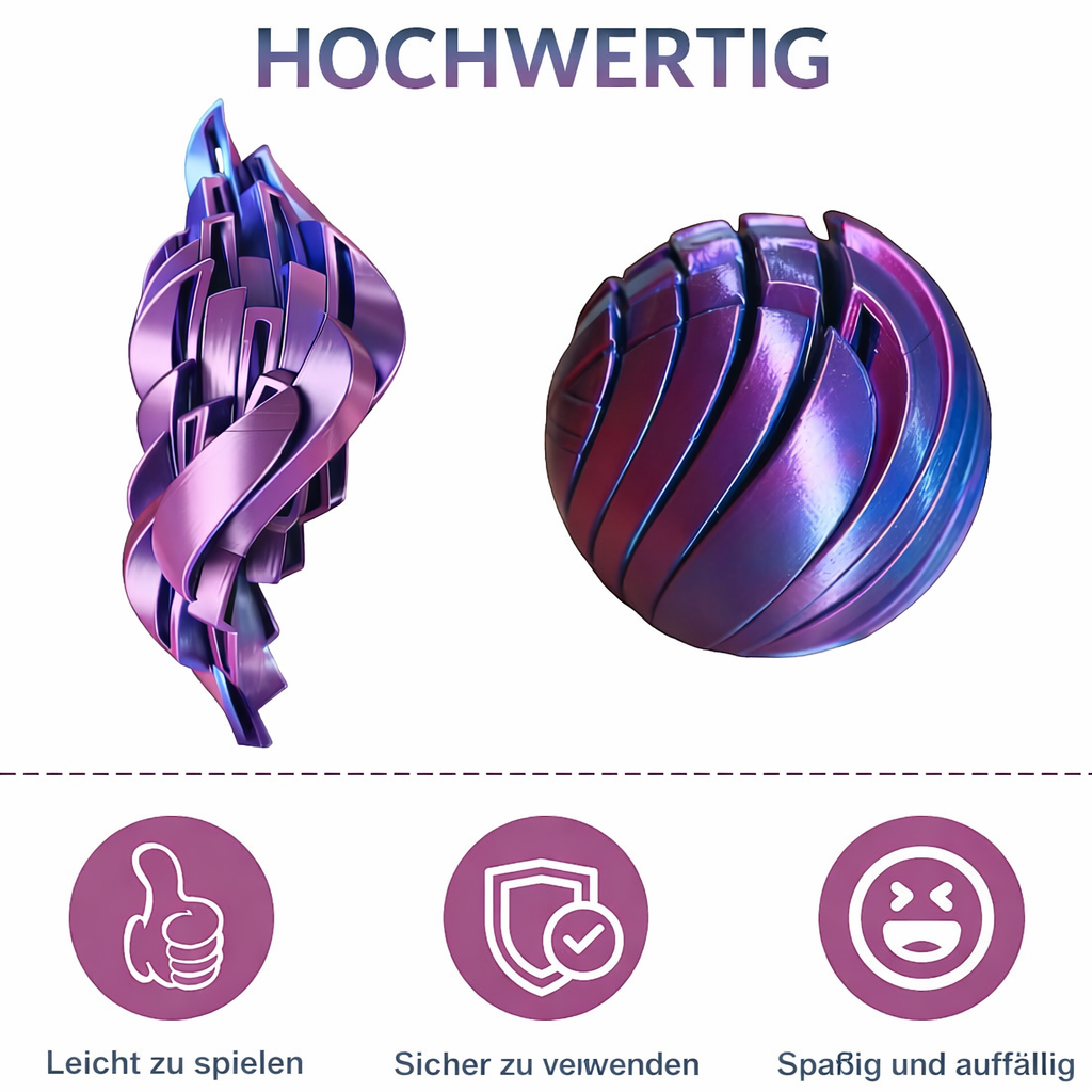 CalmiSphere Fidget Toy, das perfekte Büro Gadget & Handspielzeug zur Reduzierung von Stress & Angst.