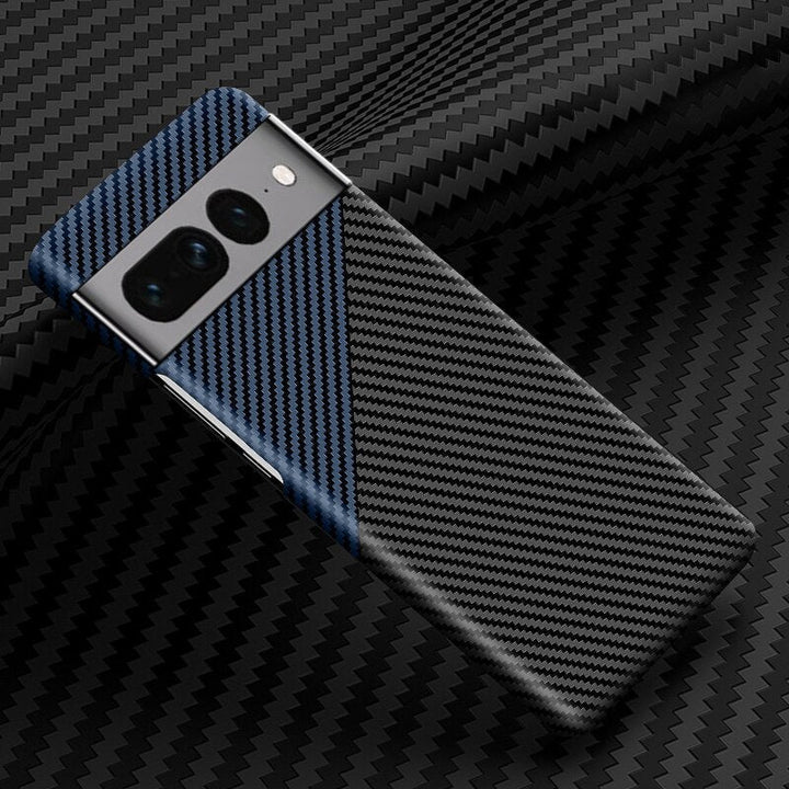 Ultra-robuste Carbon Hülle für Pixel 7, 7 Pro, 8, 8 Pro, 7A. Leicht, widerstandsfähig & zuverlässig.