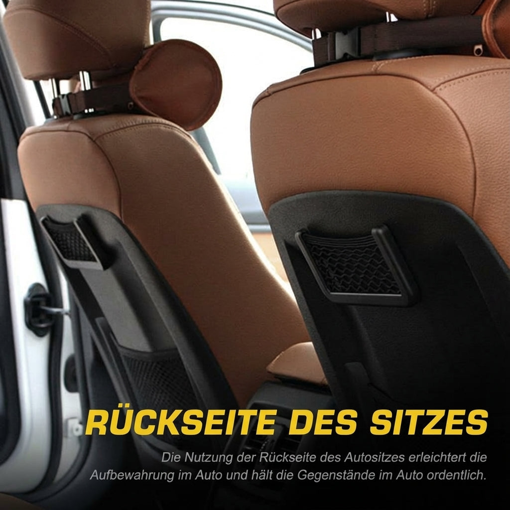 CarPocket Pro – Das clevere Ablagenetz fürs Auto. Ideal als Handyhalter & für Fahrzeug Aufbewahrung.