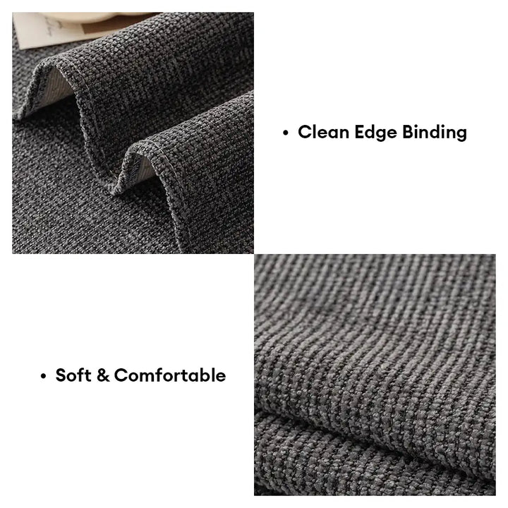Stilvoller Chenille Sofaüberzug, wasserabweisend für optimalen Schutz vor verschütteten Flüssigkeiten.