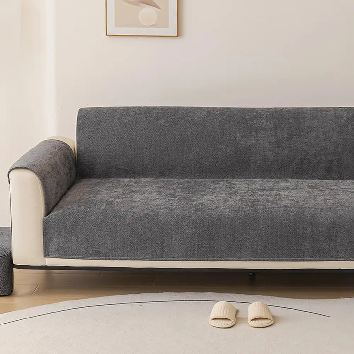 Moderner Chenille Sofaüberzug, wasserabweisend & pflegeleicht, schützt vor alltäglichen Verschleiß.