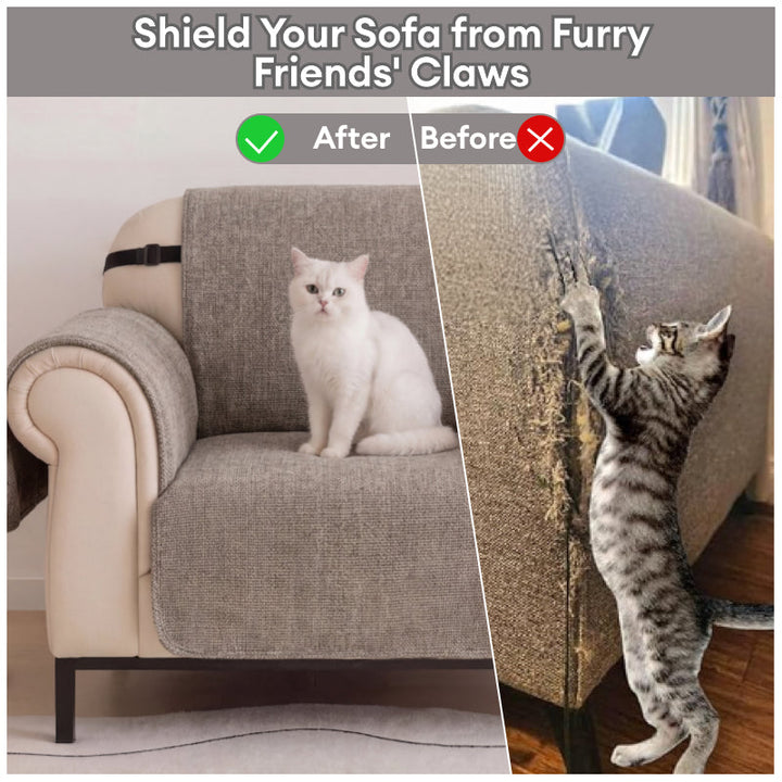 Wasserabweisender Couchbezug aus Chenille, ideal als Haustierschutz & Deko für Ihr Sofa.