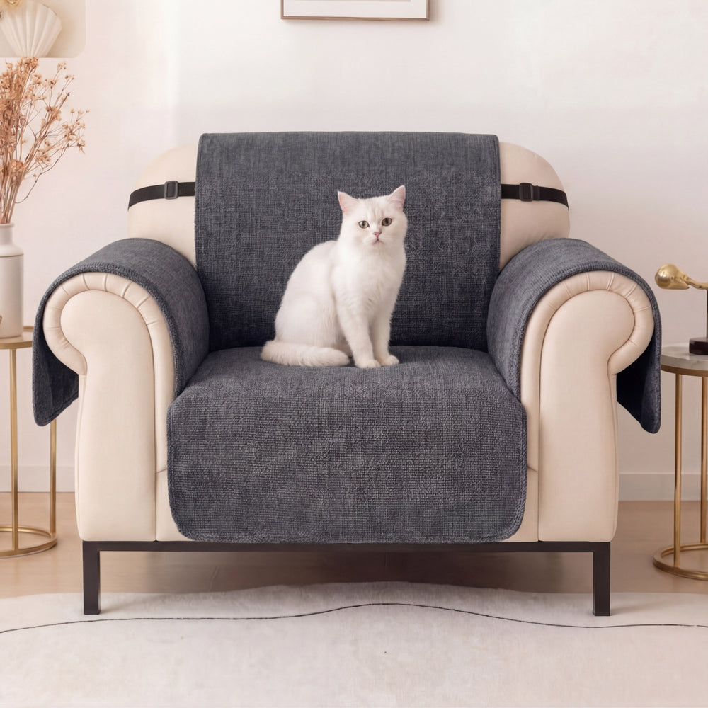 Moderner Chenille Überzug für Sofa, wasserabweisend & pflegeleicht, schützt Ihre Couch effektiv.