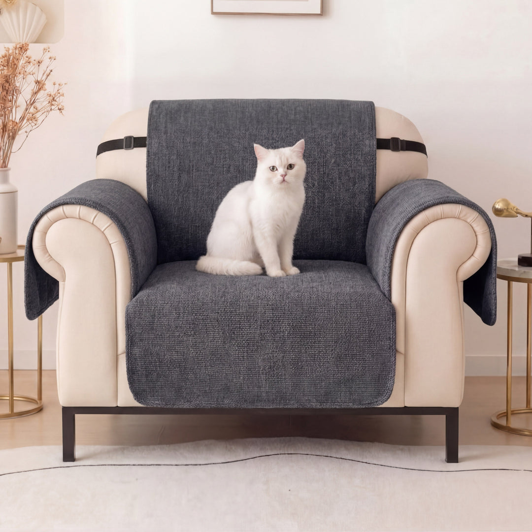 Moderner Chenille Überzug für Sofa, wasserabweisend & pflegeleicht, schützt Ihre Couch effektiv.