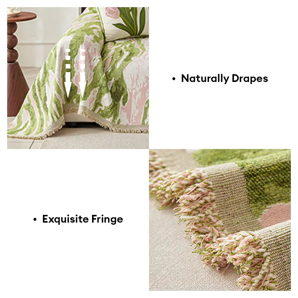 Pflegeleichter, waschbarer Chenille Sofabezug. Ideal für Haustierbesitzer, bietet Schutz & Dekoration im Wohnzimmer.