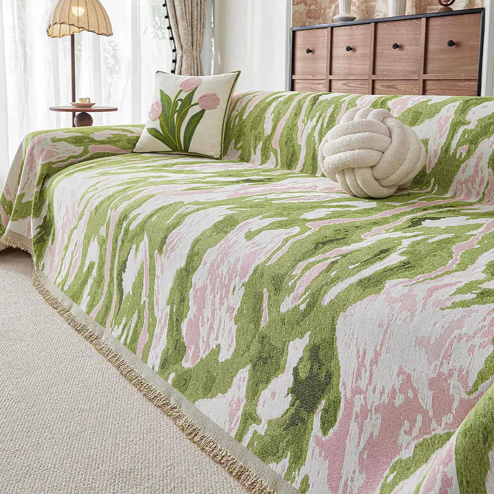 Langlebiger Chenille Schonbezug, kratzfest für Haustiere. Bietet besten Schutz & Komfort für Ihr Sofa und Tier.