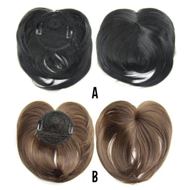 Synthetische Clip-in Haarverlängerung für Frauen, einfache Anbringung, schafft voluminöse Frisuren.