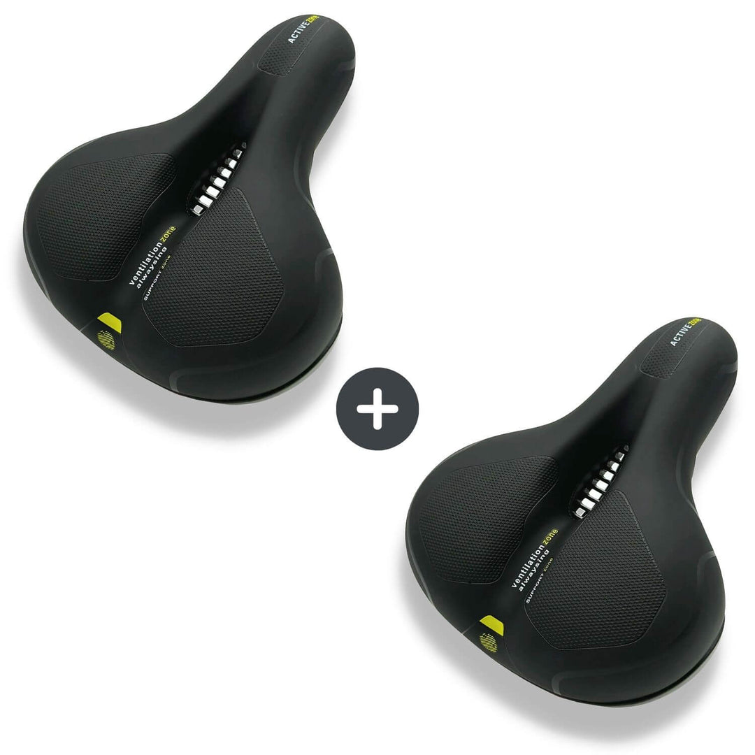 Hochwertiges Fahrradzubehör: CloudComfort Pro Sattel f. mehr Freude u. weniger Ermüdung beim Radfahren.