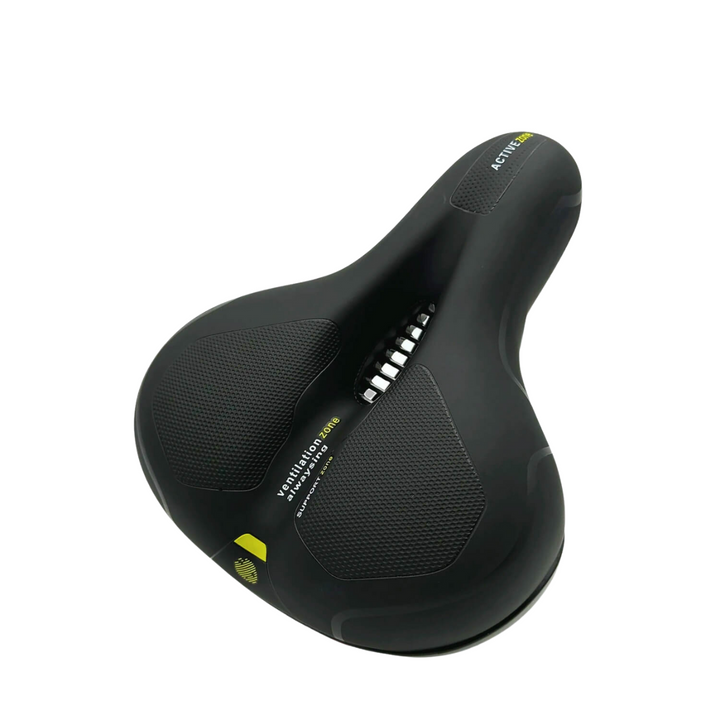 Revolutionärer Memoryschaum-Fahrradsattel, d. sich perfekt an Ihre Anatomie anpasst f. höchsten Komfort.