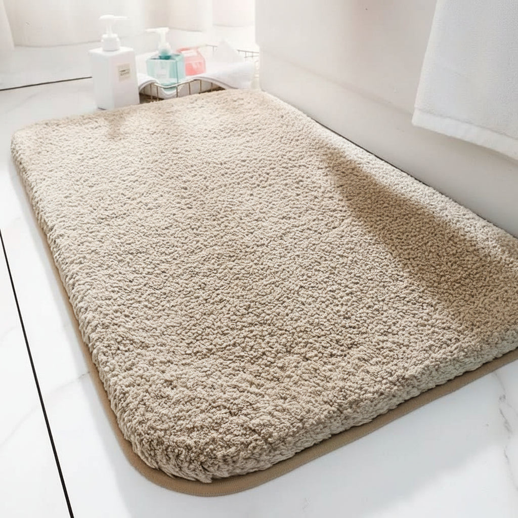 CLOUDLUXE Superweiche Luxus Badematte aus Mikrofaser, rutschfest & saugfähig für Ihr Badezimmer.