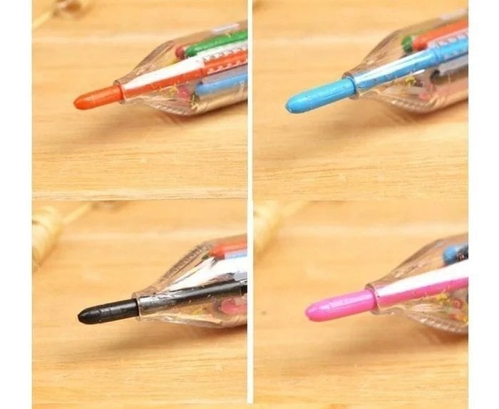 8-in-1 ColorFlip Mehrfarbenstift für Kinder. Lebendige Farben in einem kompakten Zeichenstift, ideal für Kreativität.