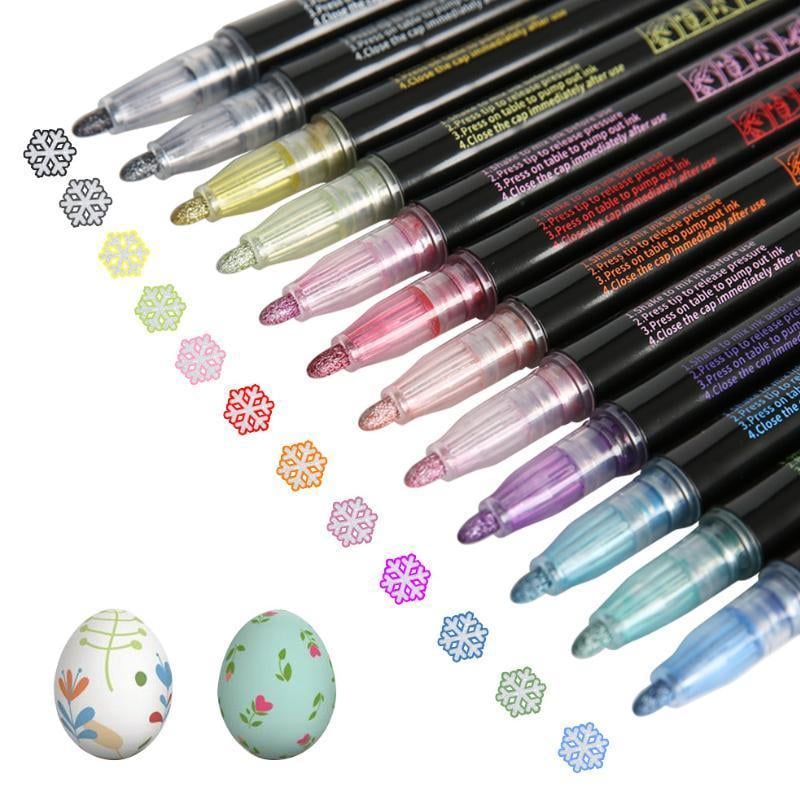 Schnelltrocknende ColorSpark Duo Metallic-Stifte; perfekt für Karten basteln, Schulbedarf Kunst und DIY.